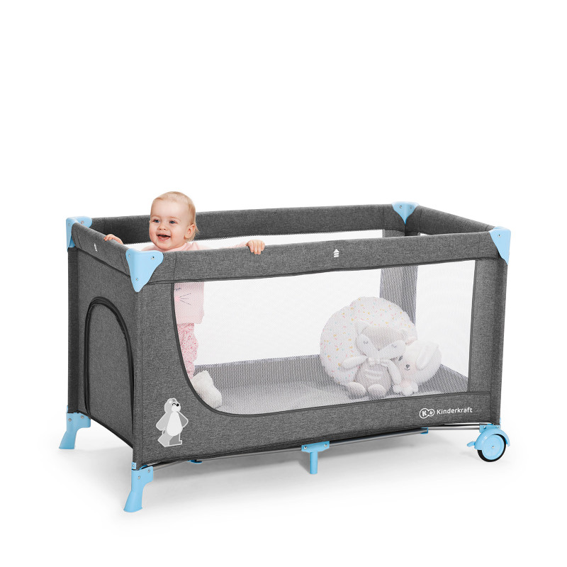 Ліжко-манеж Kinderkraft Joy Blue KKLJOYBLU00000