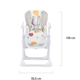 Стільчик для годування Kinderkraft Yummy Grey KKKYUMMGRY0000