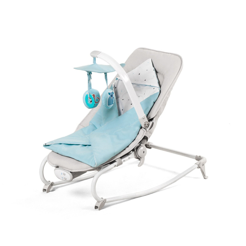 Шезлонг-гойдалка Kinderkraft Felio Light Blue KKBFELILIBL000
