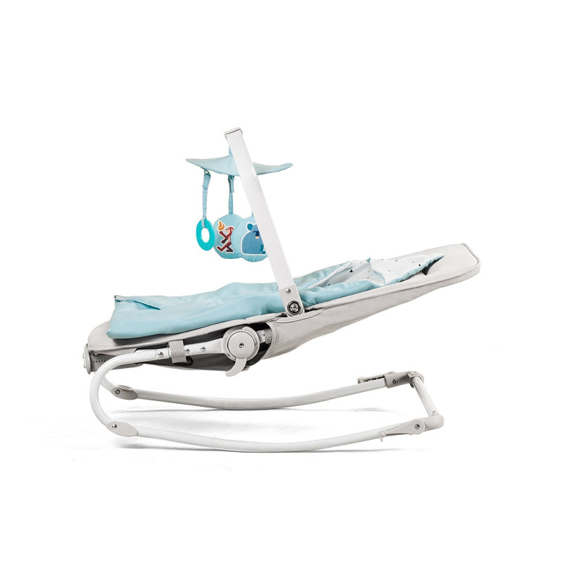 Шезлонг-гойдалка Kinderkraft Felio Light Blue KKBFELILIBL000