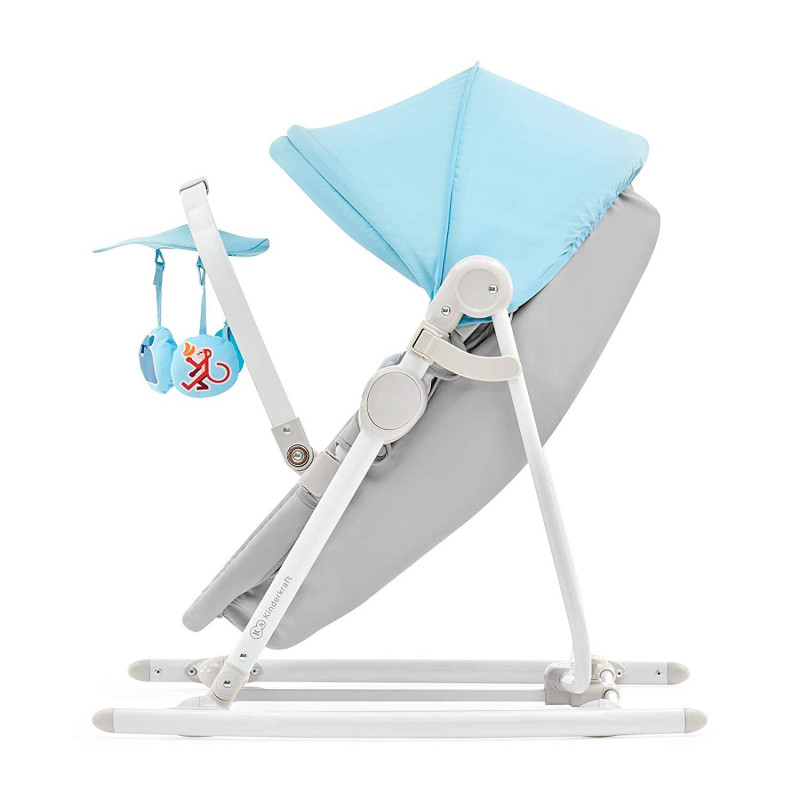 Шезлонг-гойдалка 5 в 1 Kinderkraft Unimo Light Blue KKBUNIMLIBL000