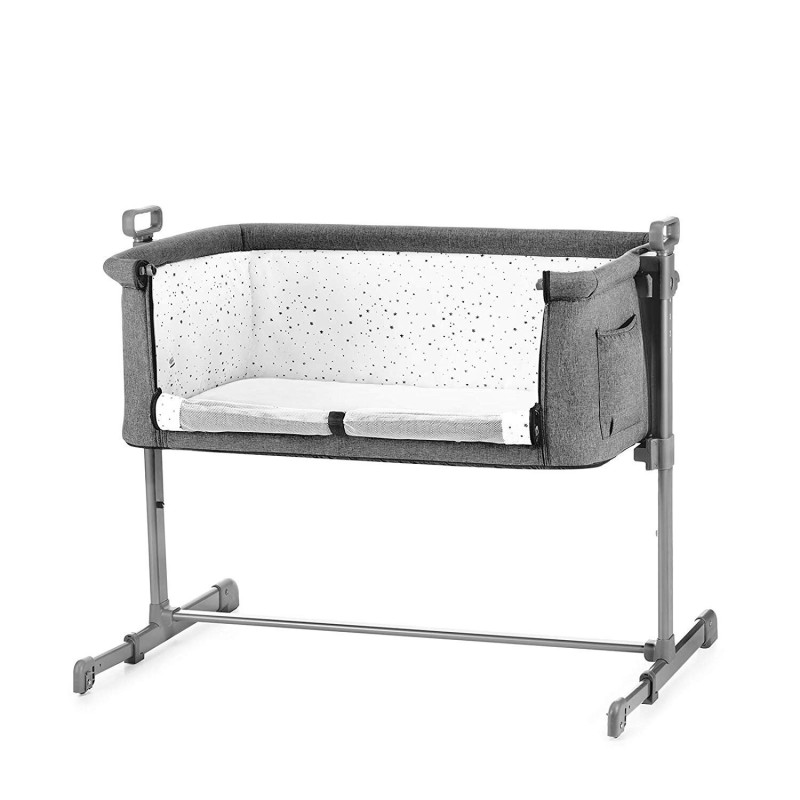 Приставне ліжечко-колиска Kinderkraft Neste Gray Melange KKLNESTGRYM000