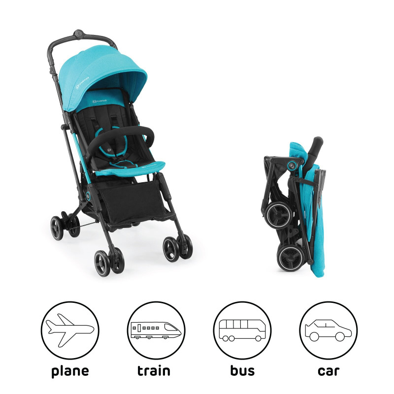 Прогулянкова коляска Kinderkraft Mini Dot Turquoise KKWMINITRQ0000