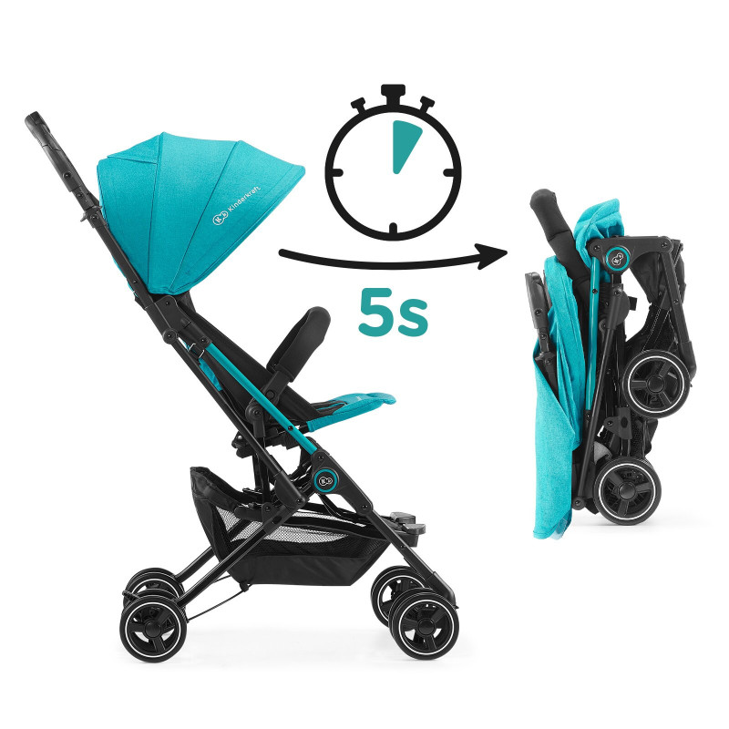 Прогулянкова коляска Kinderkraft Mini Dot Turquoise KKWMINITRQ0000