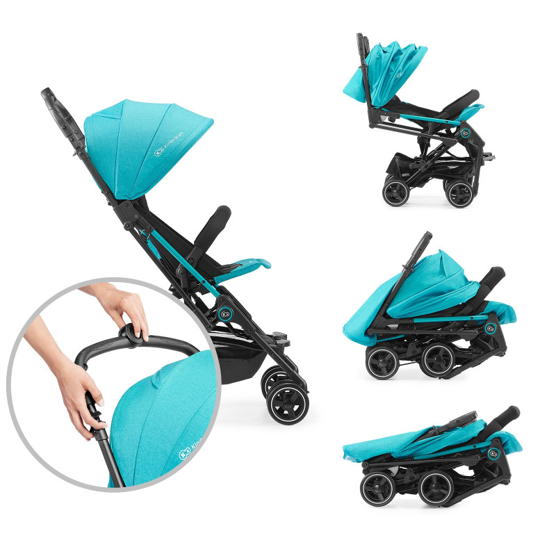 Прогулянкова коляска Kinderkraft Mini Dot Turquoise KKWMINITRQ0000