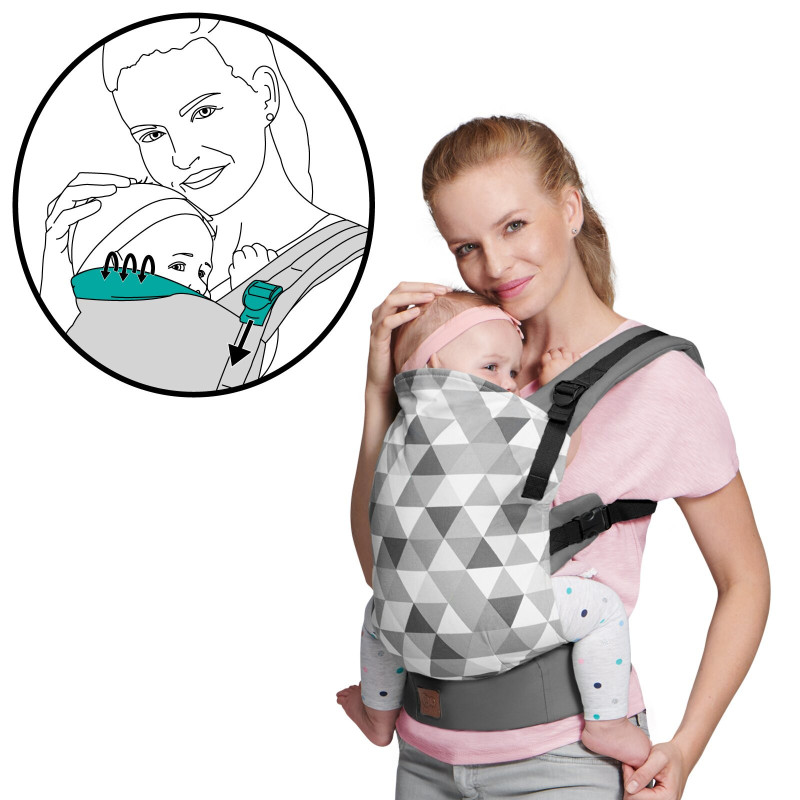 Переноска Kinderkraft Nino Grey KKNNINOGRY0000