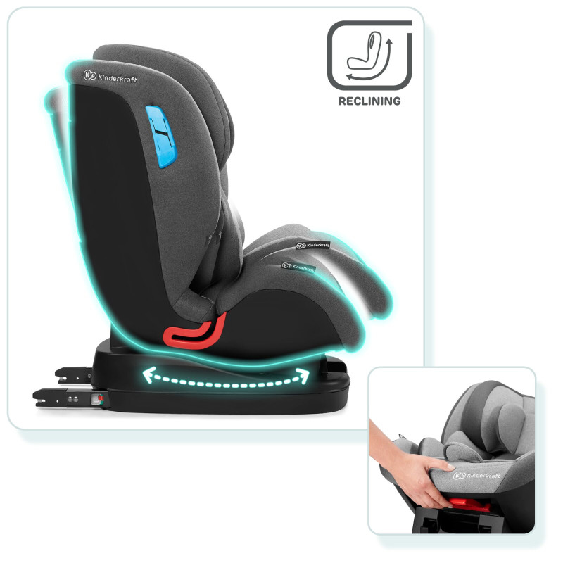 Автокрісло Kinderkraft Vado Black KKFVADOBLK0000