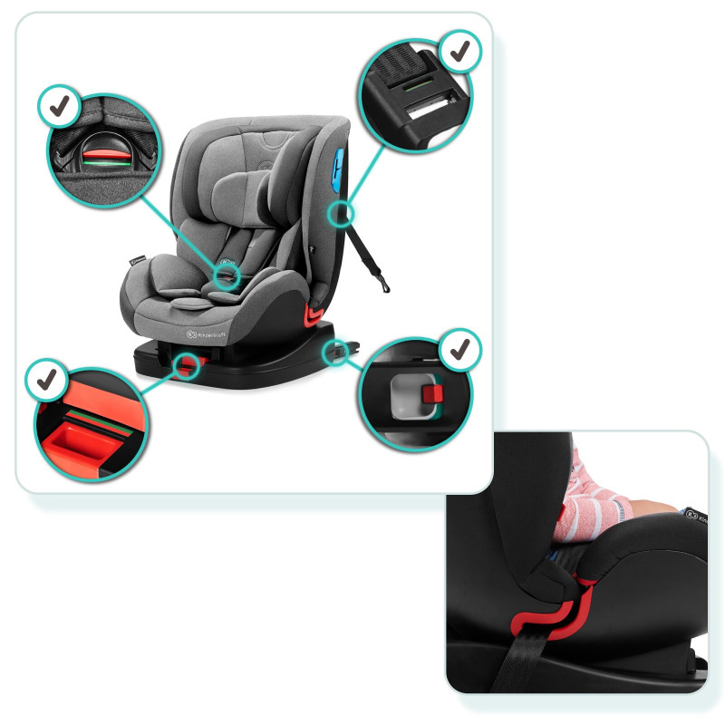 Автокрісло Kinderkraft Vado Grey KKFVADOGRY0000
