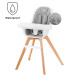 Стільчик для годування Kinderkraft Tixi Gray KKKTIXIGRY0000