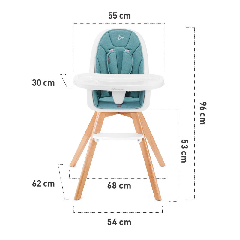 Стільчик для годування Kinderkraft Tixi Pink KKKTIXIPNK0000