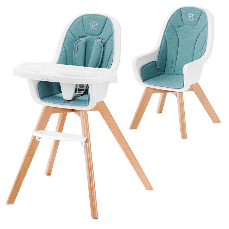 Стільчик для годування Kinderkraft Tixi Turquoise KKKTIXITRQ0000