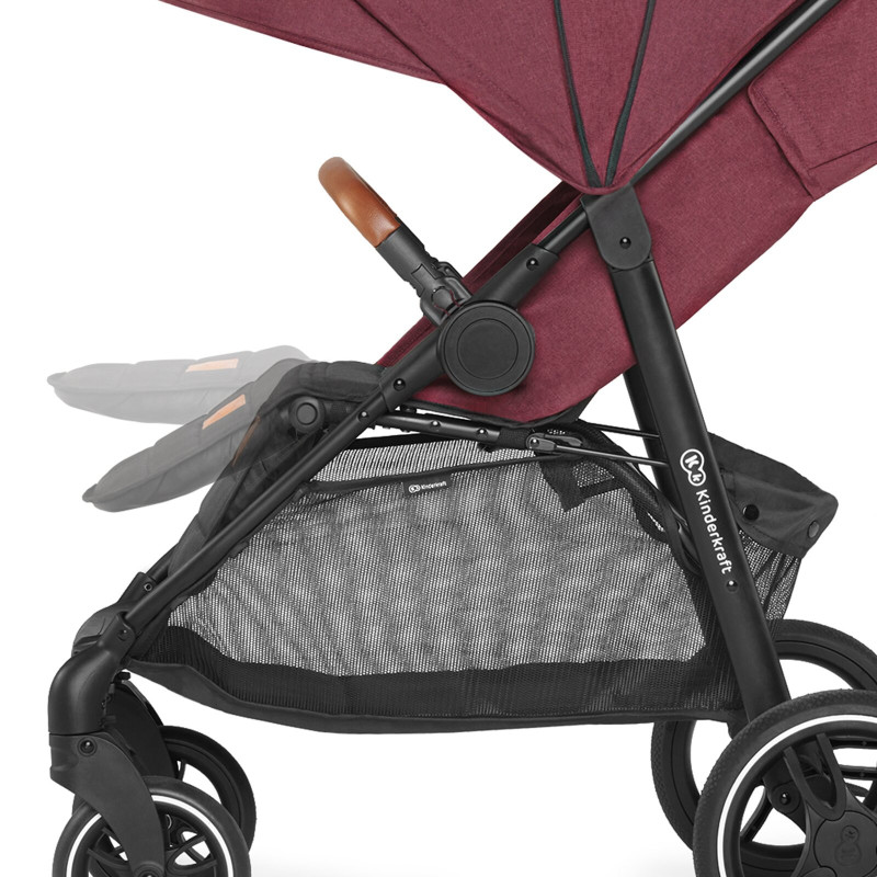 Прогулянкова коляска Kinderkraft Grande 2020 Burgundy KKWGRANBRG000N