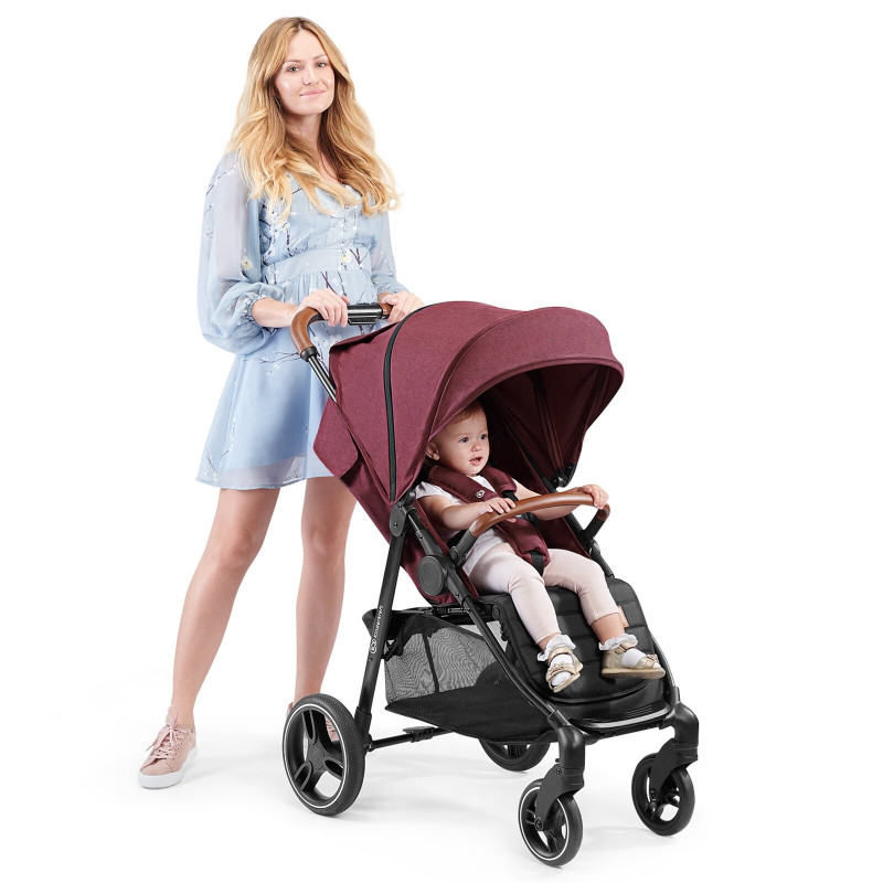 Прогулянкова коляска Kinderkraft Grande 2020 Burgundy KKWGRANBRG000N