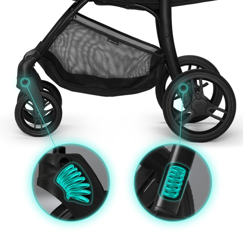 Прогулянкова коляска Kinderkraft Cruiser Grey KKWCRUIGRY0000