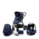 Універсальна коляска 3 в 1 Kinderkraft Moov Navy KKWMOOVNAV00NC