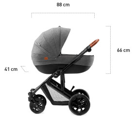 Універсальна коляска 3 в 1 Kinderkraft Prime Gray KKWPRIMGRY0300
