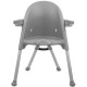 Стільчик для годування 2 в 1 Kinderkraft Pini Gray KKKPINIGRY0000