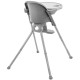 Стільчик для годування 2 в 1 Kinderkraft Pini Gray KKKPINIGRY0000