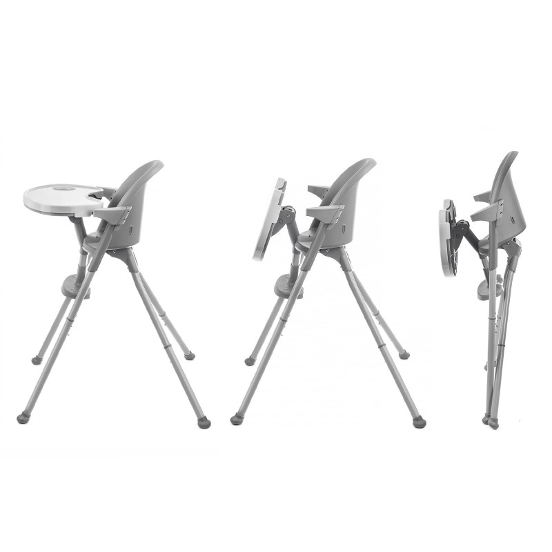 Стільчик для годування 2 в 1 Kinderkraft Pini Gray KKKPINIGRY0000