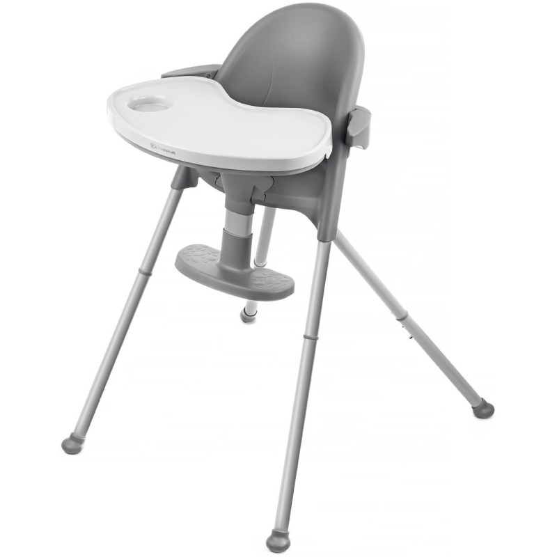 Стільчик для годування 2 в 1 Kinderkraft Pini Gray KKKPINIGRY0000