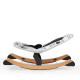 Шезлонг-гойдалка Kinderkraft Finio Black/White KKBFINOBLK0000
