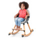 Шезлонг-гойдалка Kinderkraft Finio Black/White KKBFINOBLK0000