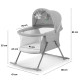 Ліжечко-колиска 3 в 1 Kinderkraft Lovi Beige KKLLOVIBEG0000