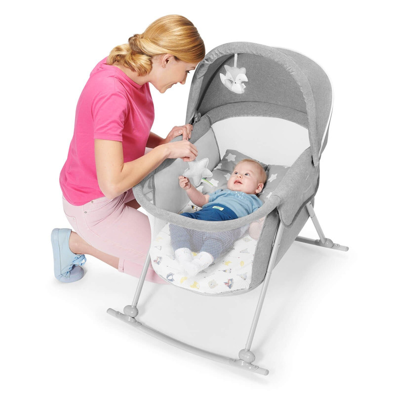 Ліжечко-колиска 3 в 1 Kinderkraft Lovi Beige KKLLOVIBEG0000