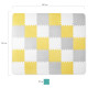 Килимок-пазл Kinderkraft Luno Yellow, 30 элементов KKMLUNOYEL0000
