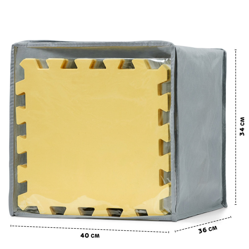 Килимок-пазл Kinderkraft Luno Yellow, 30 элементов KKMLUNOYEL0000