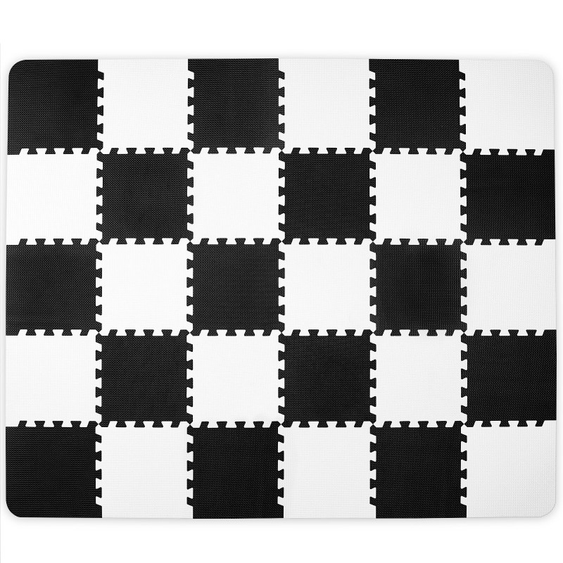 Килимок-пазл Kinderkraft Luno Black, 30 элементов KKMLUNOBLK0000