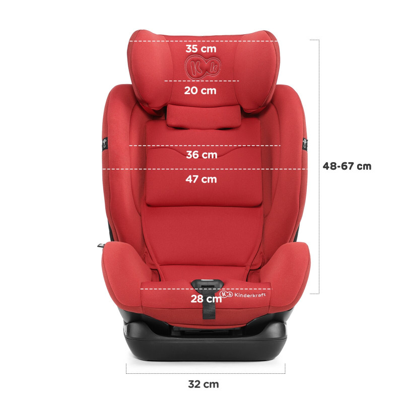 Автокрісло Kinderkraft Myway Isofix Red KKFMWAYRED0000