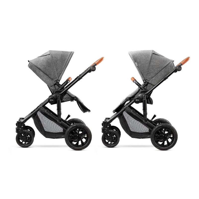 Універсальна коляска 2 в 1 Kinderkraft Prime Gray + MommyBag KKWPRIMGRMB200