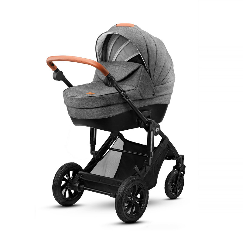 Універсальна коляска 2 в 1 Kinderkraft Prime Gray + MommyBag KKWPRIMGRMB200