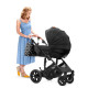 Універсальна коляска 2 в 1 Kinderkraft Prime Black + MommyBag KKWPRIMBKMB200