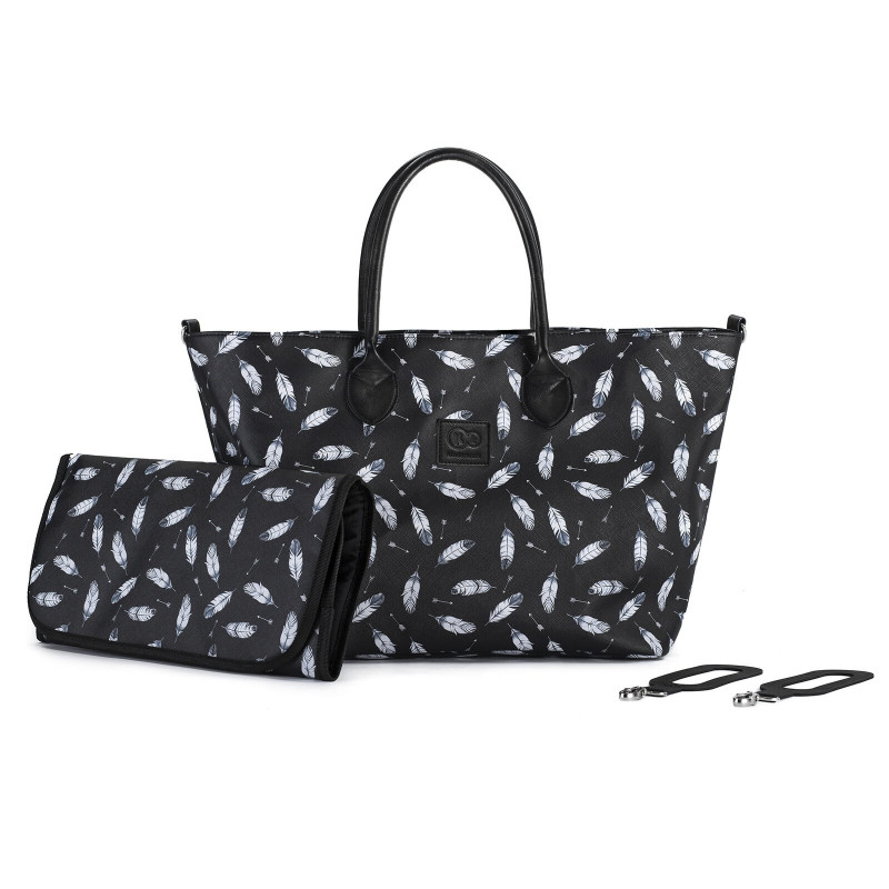 Універсальна коляска 2 в 1 Kinderkraft Prime Black + MommyBag KKWPRIMBKMB200
