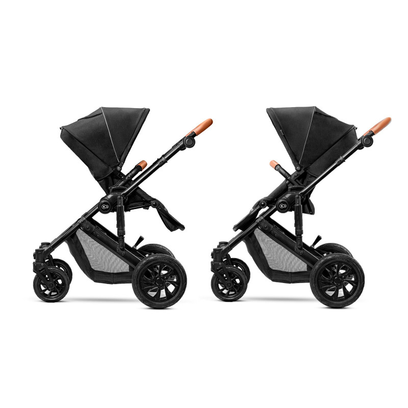 Універсальна коляска 2 в 1 Kinderkraft Prime Black + MommyBag KKWPRIMBKMB200