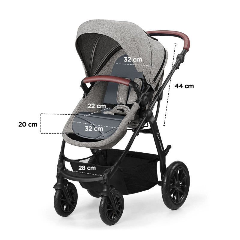 Універсальна коляска 3 в 1 Kinderkraft Xmoov Black KKWXMOVBLK3000