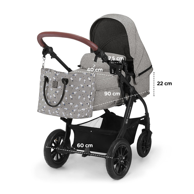 Універсальна коляска 3 в 1 Kinderkraft Xmoov Black KKWXMOVBLK3000