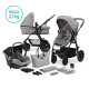 Універсальна коляска 3 в 1 Kinderkraft Xmoov Gray KKWXMOVGRY3000