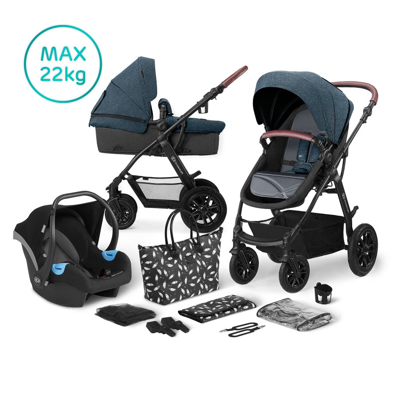 Універсальна коляска 3 в 1 Kinderkraft Xmoov Denim KKWXMOVDEN3000