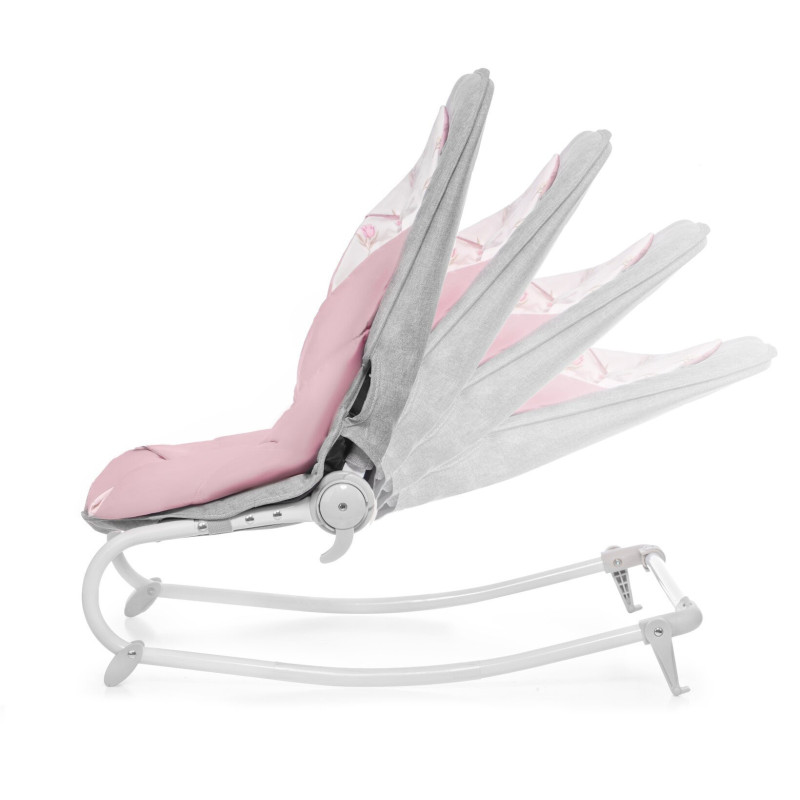 Шезлонг-гойдалка Kinderkraft Felio 2020 Peony Rose KKBFELOPNK000N