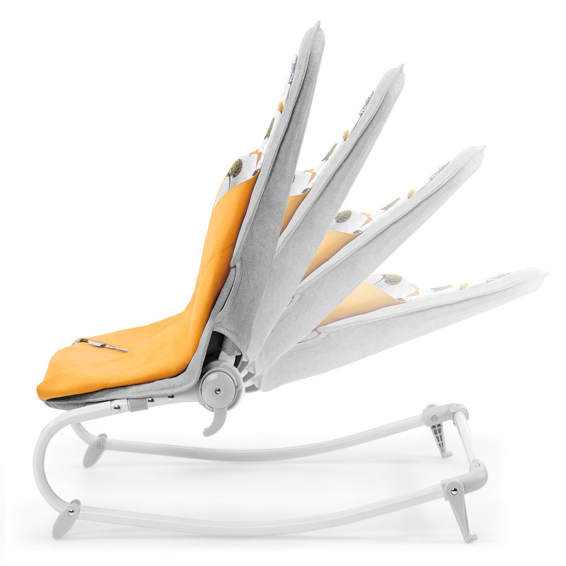 Шезлонг-гойдалка Kinderkraft Felio 2020 Forest Yellow KKBFELOYEL000N