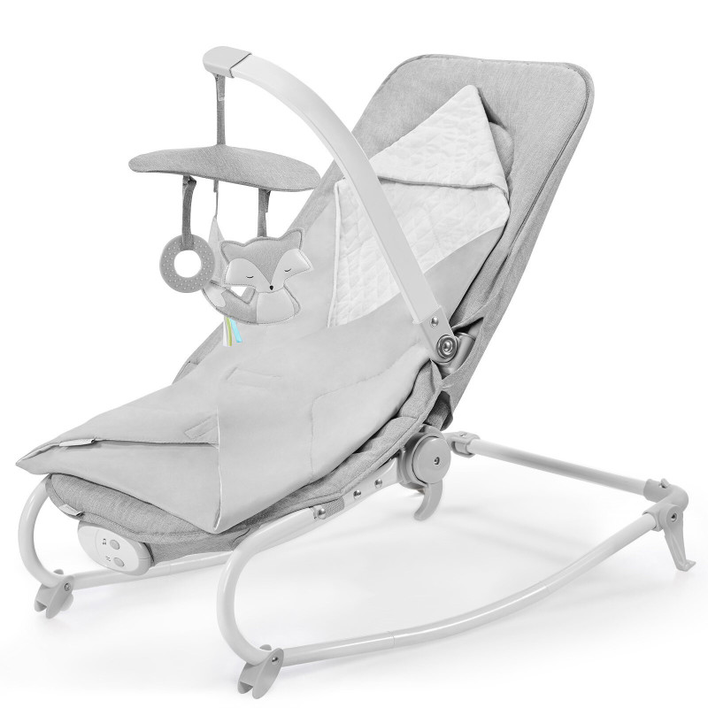 Шезлонг-гойдалка Kinderkraft Felio 2020 Stone Grey KKBFELOGRY000N