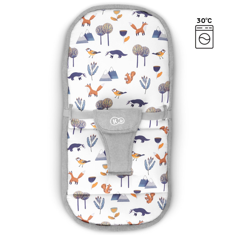 Шезлонг-гойдалка 5 в 1 Kinderkraft Unimo 2020 Stone Grey KKBUNIOGRY000N