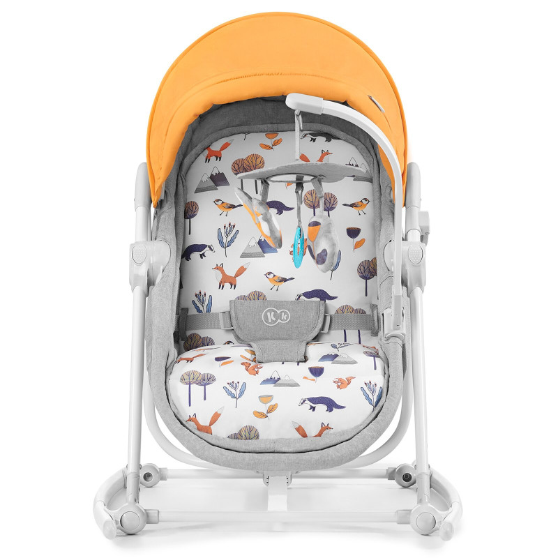 Шезлонг-гойдалка 5 в 1 Kinderkraft Unimo 2020 Forest Yellow KKBUNIOYEL000N