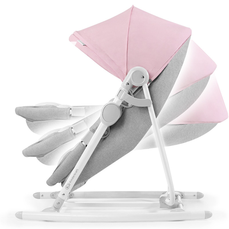 Шезлонг-гойдалка 5 в 1 Kinderkraft Unimo 2020 Peony Rose KKBUNIOPNK000N