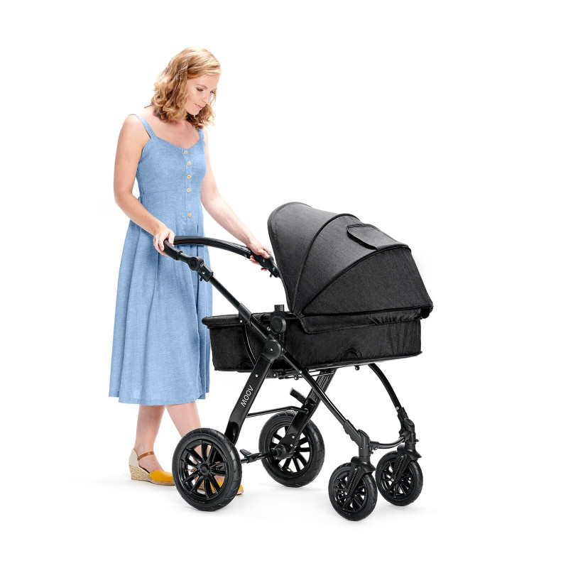 Універсальна коляска 3 в 1 Kinderkraft Moov Black KKWMOOVBLK00NC