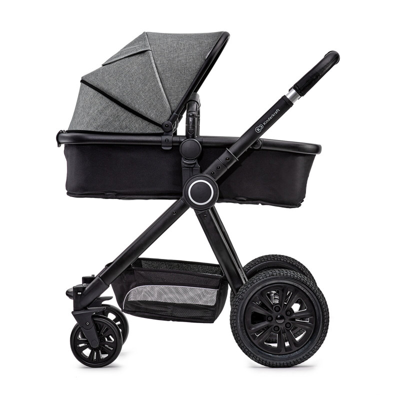 Універсальна коляска 3 в 1 Kinderkraft Veo Black/Gray KKWVEOBLGR3000
