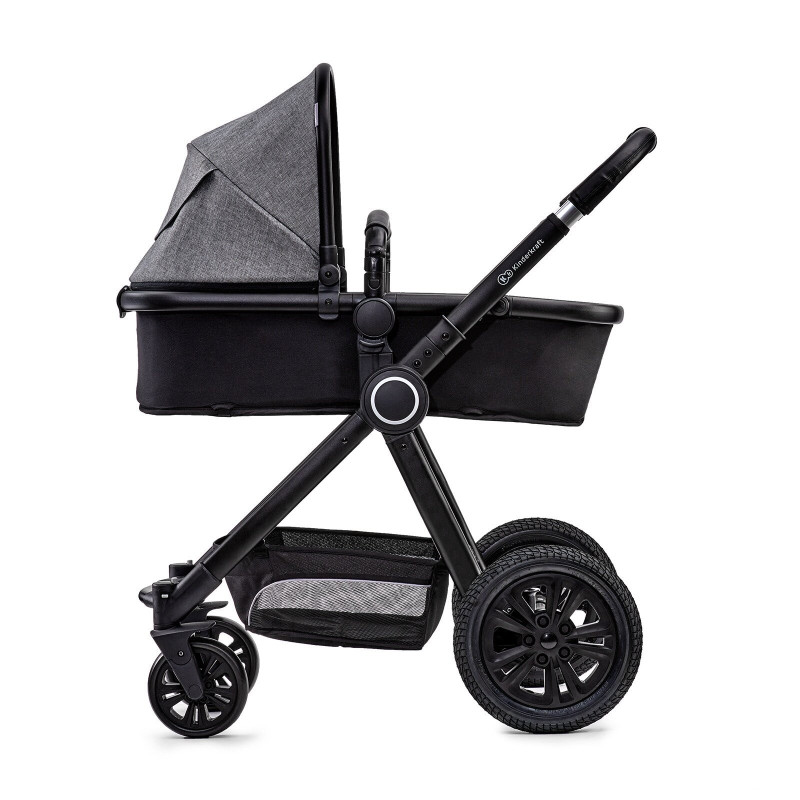 Універсальна коляска 3 в 1 Kinderkraft Veo Black/Gray KKWVEOBLGR3000
